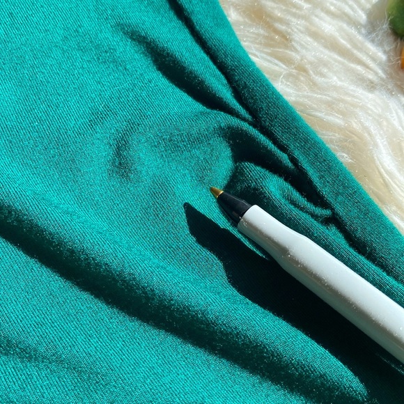 GREEN TEE SHIRT MIDI DRESS TANK SLEEVELESS …. Size Large GUC - Picture 7 of 13